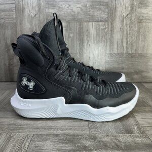 UA Ace Highlight Women's size 9.5 Black Hightop Volleyball Shoes 3027083-003